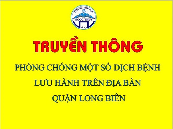 Truyền thông phòng chống dịch bệnh lưu hành trên địa bàn quận Long Biên 